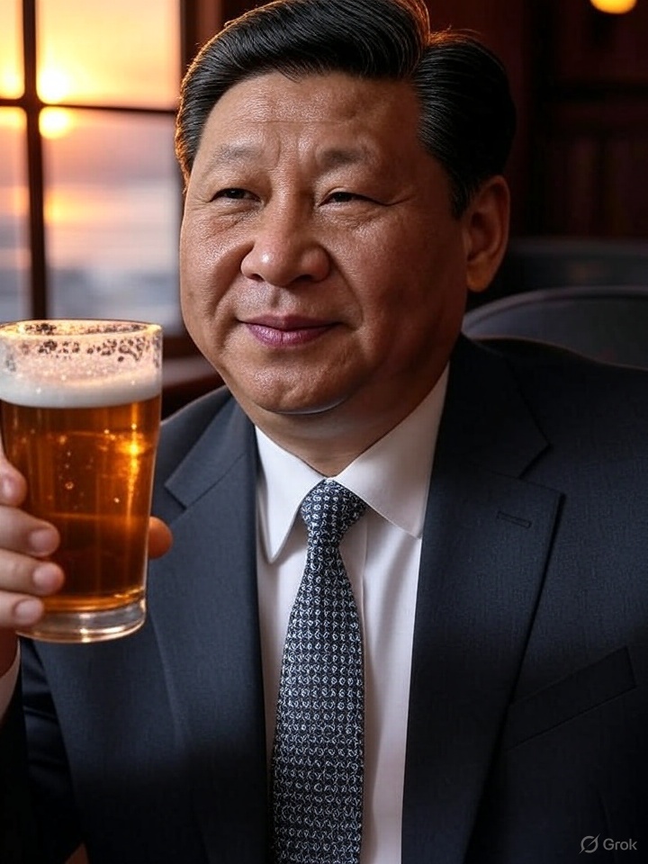 Xi Jinping is looking cool .