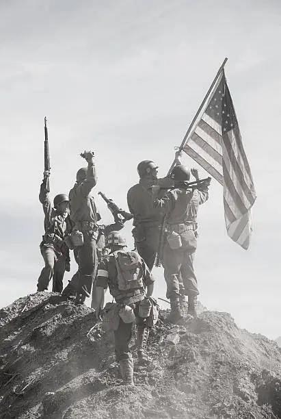 "Raising hope, one flag at a time — the spirit of American resilience."